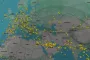 Stunning map shows the lengths pilots go through to avoid conflict zones