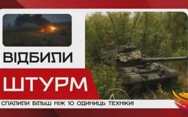 Defence forces repelled enemy assault and destroyed four tanks, seven heavy armoured vehicles, buggy, and motorcycle. VIDEO