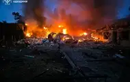 Удар по Одесщине: горели станция "скорой" и дома