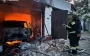Enemy attacked south of Odesa region at night: fire broke out at ambulance station. PHOTOS