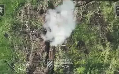 Soldiers of 3rd SAB destroyed enemy automatic grenade launcher and eliminated enemy infantry in Kharkiv region. VIDEO