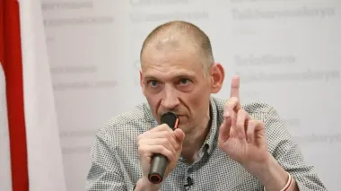 Freed Belarusian opposition figure voices full support for Ukraine and Zelenskyy