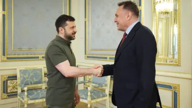 Norwegian defence minister discusses long-range weapons investment with Zelenskyy