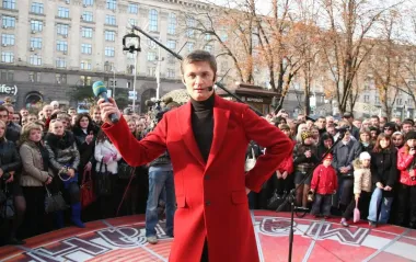 Легендарное шоу "Караоке на Майдане" вернулось: в Киеве состоялись съемки с Кондратюком