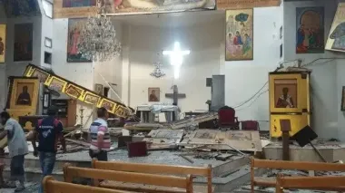 Теракт в церкви в Дамаске: смертник взорвал себя во время службы, десятки погибших