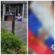 В Винницкой области во время похорон бойца мужчина завернулся в триколор РФ (фото)