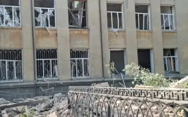 Russian forces destroy lyceum in Bilhorod-Dnistrovskyi with ballistic missile. People trapped under rubble. Pressure on Russia must increase – Zelenskyy. VIDEO