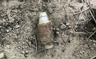 Child finds VOG-25P grenade during walk in Kyiv region – SES. PHOTO