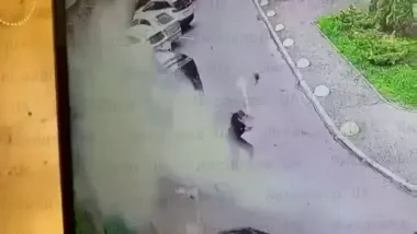 В Киеве с помощью скутера пытались подорвать военного, — соцсети (видео)