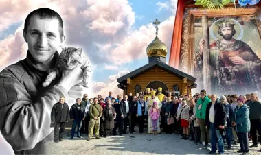 "A monument is just a lump of stone. I wanted something that feeds the soul." A mother builds a church in honour of her son who died a hero's death