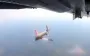 Ukrainian Su-24M bomber drops FAB-500 aerial bomb equipped with UMPC module to increase range to 60 kilometres. VIDEO