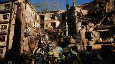 Emergency and restoration work at the site of the Russian missile strike in the Shevchenkivskyi district has been completed in Kyiv