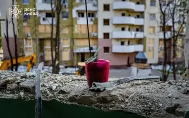 Emergency and restoration work has been completed at site of Russian shelling in Shevchenkivskyi district of Kyiv, - SES. PHOTOS