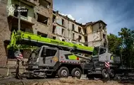 У Києві завершені роботи на місці влучання ракети РФ в багатоповерхівку