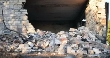 Атака "шахедів" на Запоріжжя: виникли пожежі, пошкоджені будівлі підприємства та гаражі