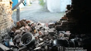 Russians damage industrial facility in Zaporizhzhia – photos