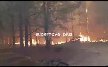 In Kherson region, permanent deployment point of 104th Airborne Division of Russian army has burned down: "There was drop on warehouse, and then ATGMs flew in, rockets started exploding". VIDEO