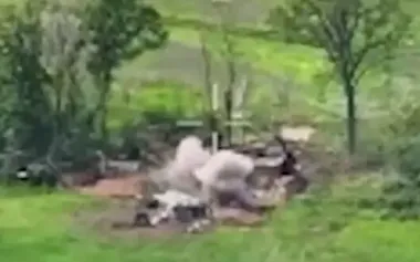 Border guards from "Hart" Brigade destroy two enemy guns near Vovchansk. VIDEO