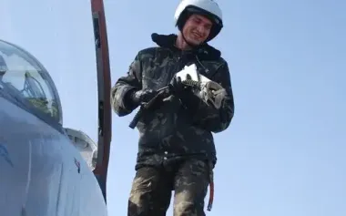 Zelenskyy awarded title of Hero of Ukraine to F-16 pilot Maksym Ustymenko, who died while repelling Russian attack
