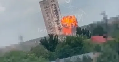 Момент прильоту в ТЦК Кривого Рогу потрапив на відео