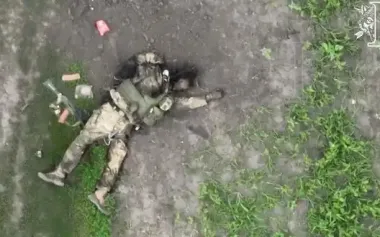 Our aerial reconnaissance men showed what buffer zone in Sumy region looks like: scattered corpses of occupiers. VIDEO
