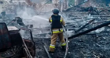 Російські дрони вдарили по Слов'янську: спалахнули пожежі