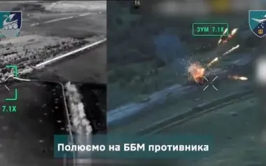Marines destroyed Russian AFV and eliminated enemy infantry in Donetsk region. VIDEO