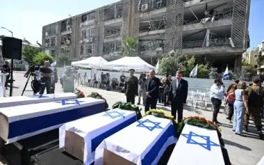 Israel bids farewell to family from Odesa who died in Iranian strike. PHOTOS