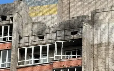 Russians attacked Kryvyi Rih and three districts of Dnipropetrovsk region: houses, administrative building, educational institution and power line were damaged. PHOTOS