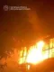 Из-за атаки россиян произошло возгорание в одном из районов Запорожья