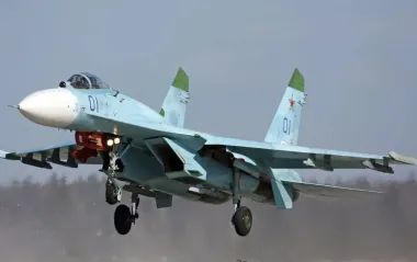 В России разбился истребитель Су-27