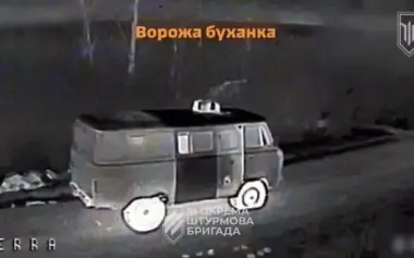 3rd SAB fighters struck enemy mortar, KamAZ, "loaf," several antennas, passenger vehicles, ATV, and infantry. VIDEO