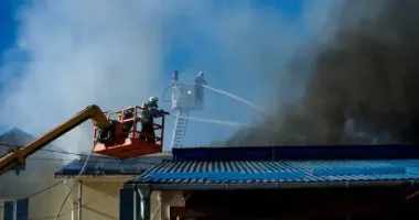 Масштабна пожежа на Тернопільщині: горіла хлібопекарня