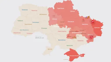У Києві та низці областей повітряна тривога через загрозу ударних БпЛА
