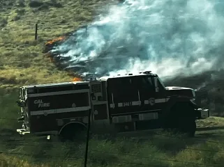 Watch: a large-scale forest fire broke out in California