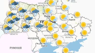 Завтра на Київщині до +36°, у західних областях – дощі