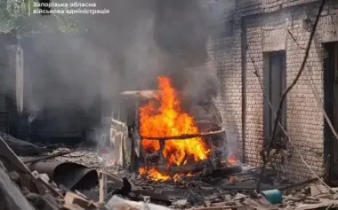 Russian strike on TCR in Zaporizhzhia: soldiers of security company injured, 2 soldiers hospitalized