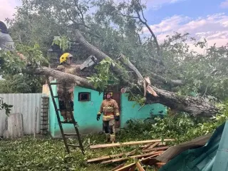 Ровенщину накрыл ураган: повреждены дома, люди без света