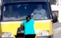 Woman tried to stop TCR minibus with mobilized son in Merefa, Kharkiv region: she reported beating to police. VIDEO