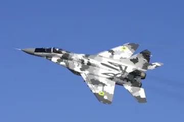Воздушные силы показали видео уничтожения дрона РФ на Восточном направлении фронта