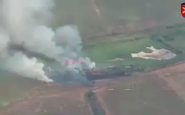 Our artillery destroyed 5 Russian "Msta-B" howitzers and a field ammunition depot in Zaporizhzhia direction. VIDEO
