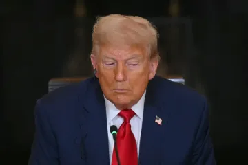 Trump denies he was unaware of Ukraine weapons pause day after admitting he didn’t know who ordered it 