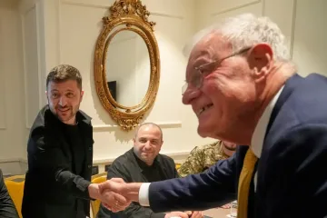 Italy opens Ukraine rebuilding conference as doubts of US defense help remain