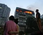 Russia bombards Kyiv in huge wave of strikes – video