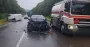 ДТП на Прикарпатті: мікроавтобус Mercedes Sprinter влетів у легкове авто Volkswagen