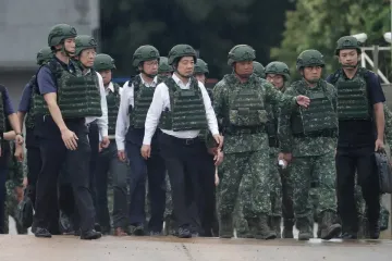 Taiwan shows off first US Abrams tanks at largest war games
