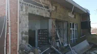 Russian strike on medical facility in Kherson Oblast: body found under rubble