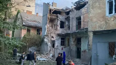Russian UAV hit residential building in Lviv – photo, video