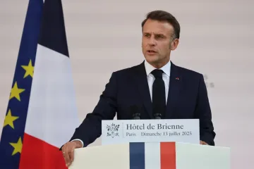 French President Macron announces 6.5 billion euros in extra military spending in next two years