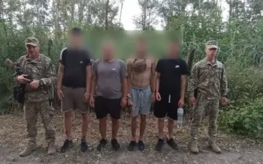 Four men detained in Zakarpattia for attempting to swim across Hungary border – SBGS. PHOTO